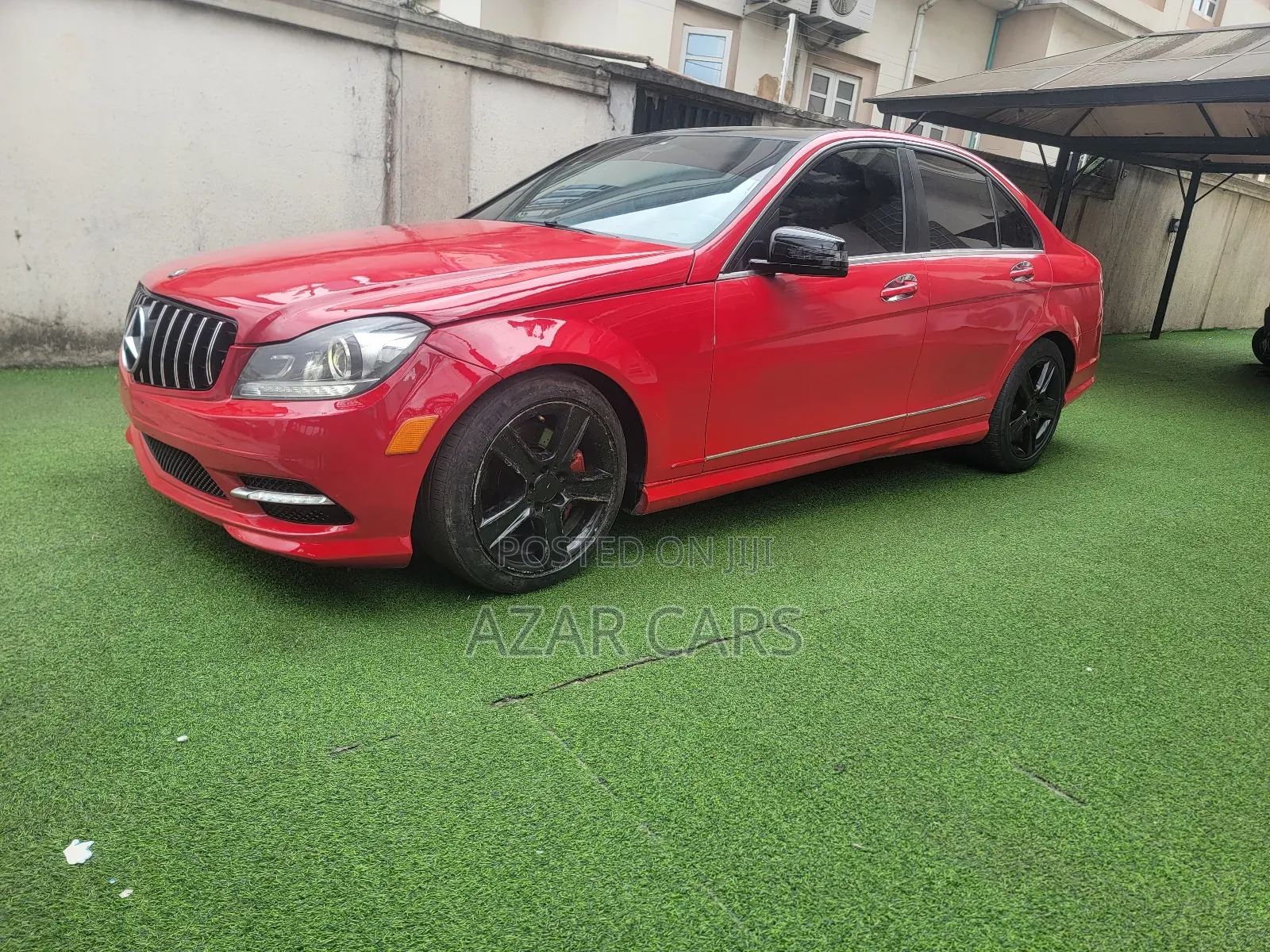 Mercedes-Benz C300 Sport Sedan AWD (3.0L 6cyl 7A) 2009 Red
