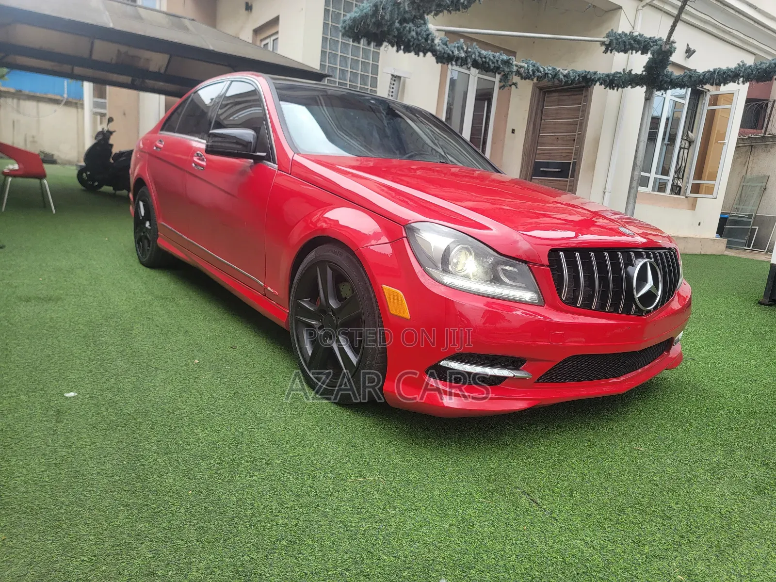 Mercedes-Benz C300 Sport Sedan AWD (3.0L 6cyl 7A) 2009 Red