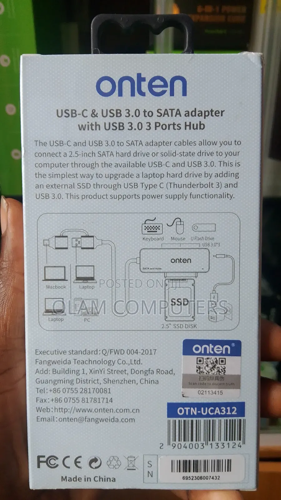 Onten 5 in 2 Hub
