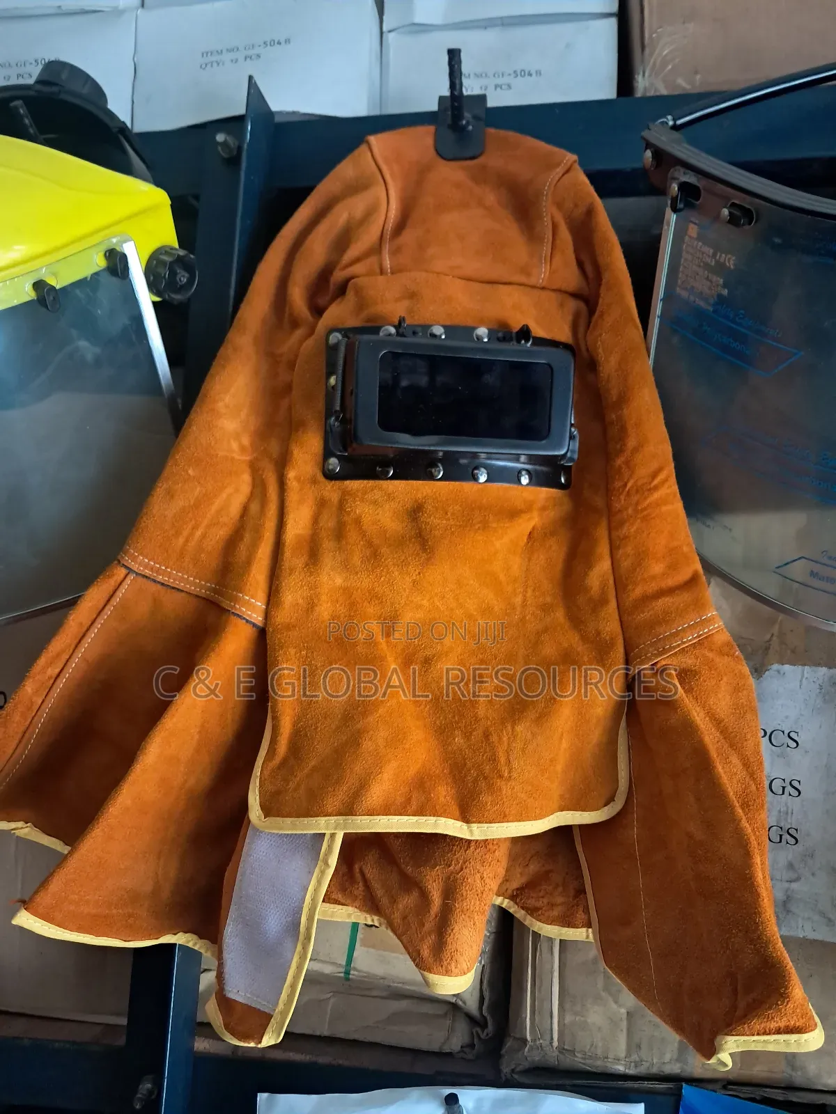 Cowhide Welder Hood