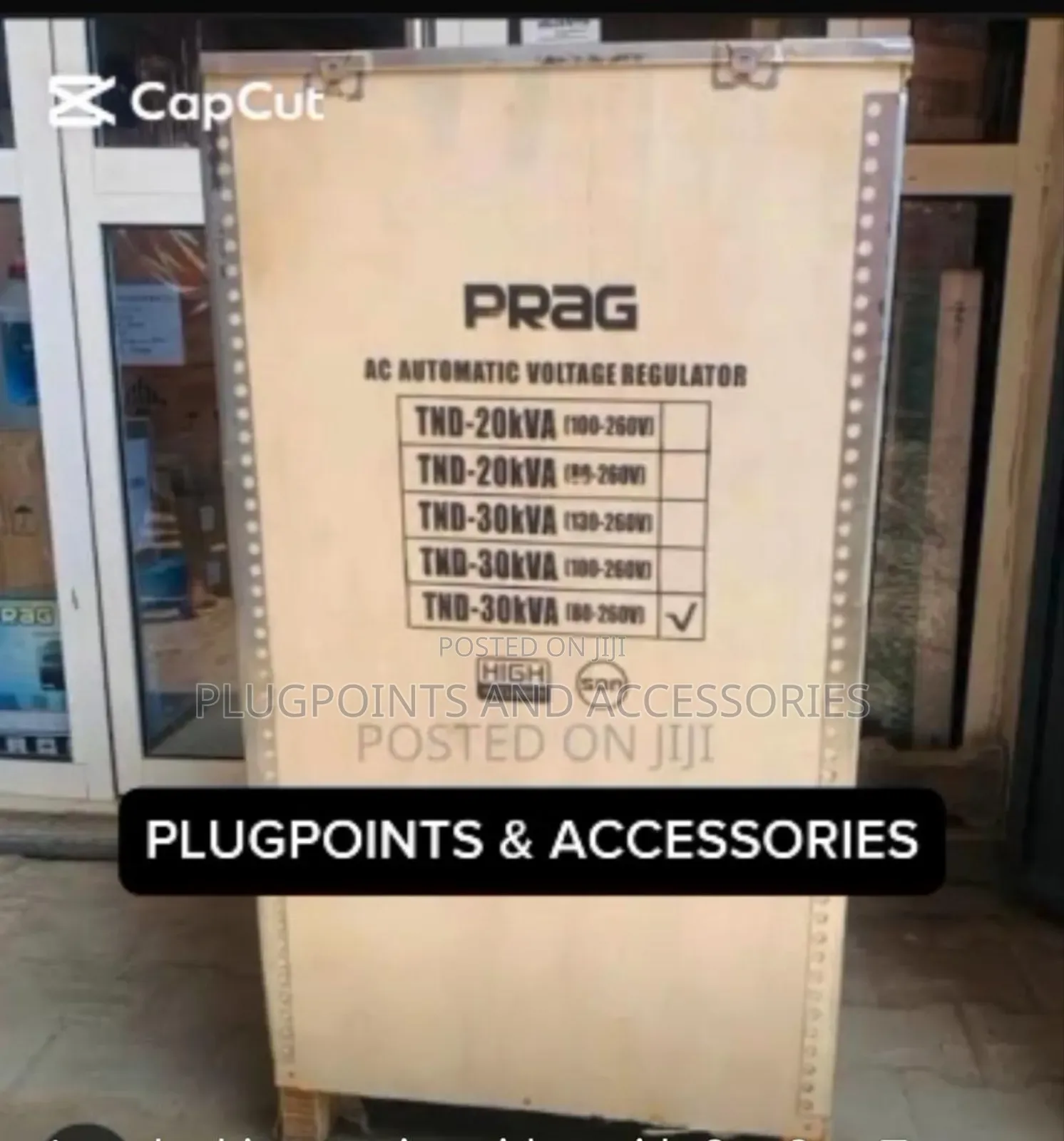 Prag Stabilizer 30kva 45v - 280v(3phase)