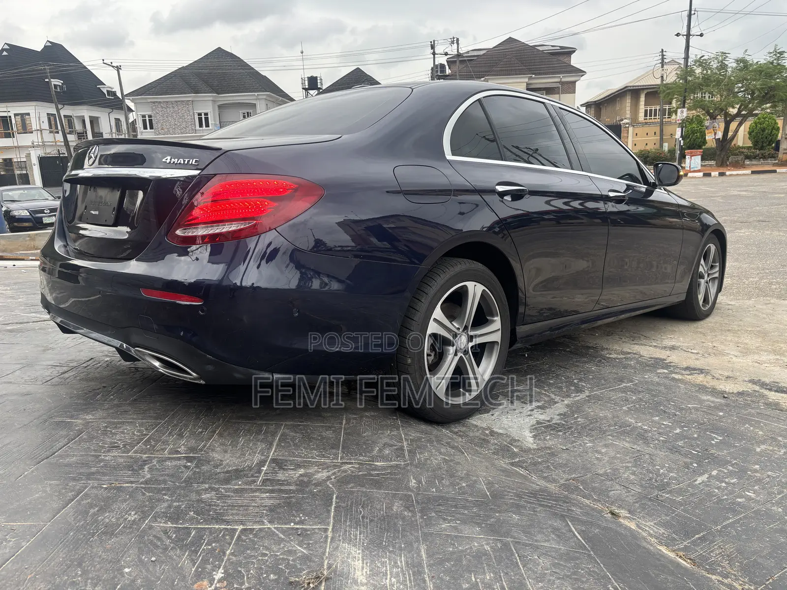 Mercedes-Benz E300 4Matic AWD Sedan (2.0L 4cyl 9A) 2017 Blue