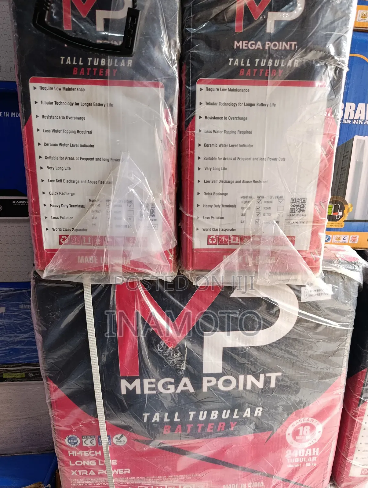 Mega Point Tubular Battery
