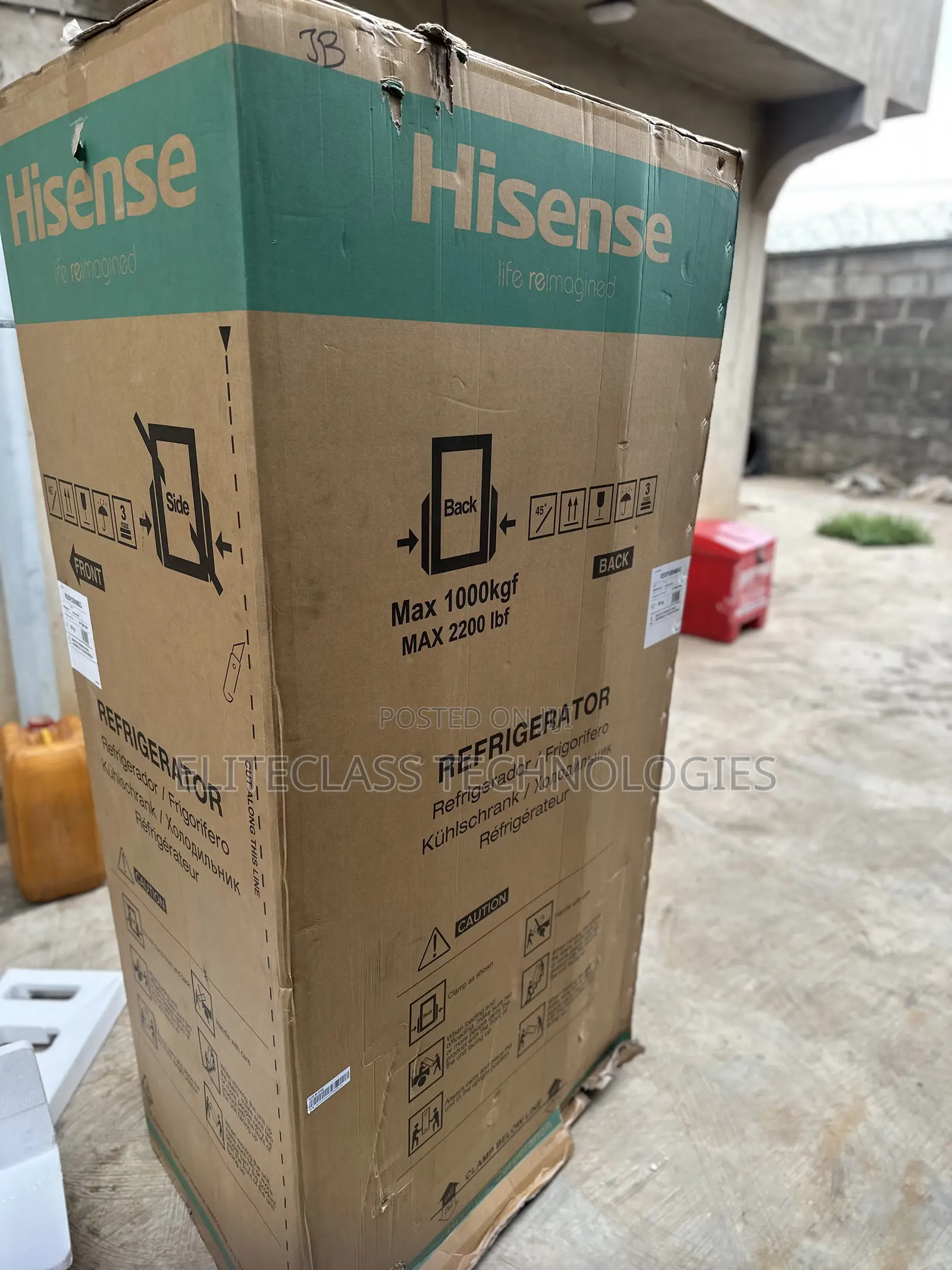 Hisense Eco-Friendly 529l Refrigerator Ref 5p558nmsg