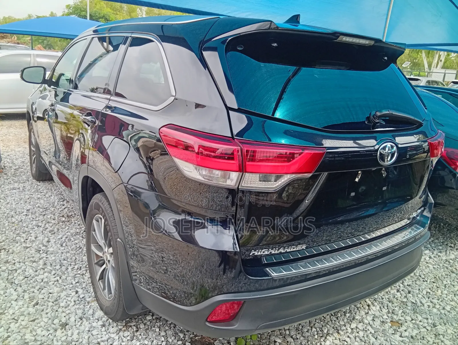 Toyota Highlander XLE 4x4 V6 (3.5L 6cyl 8A) 2018 Black