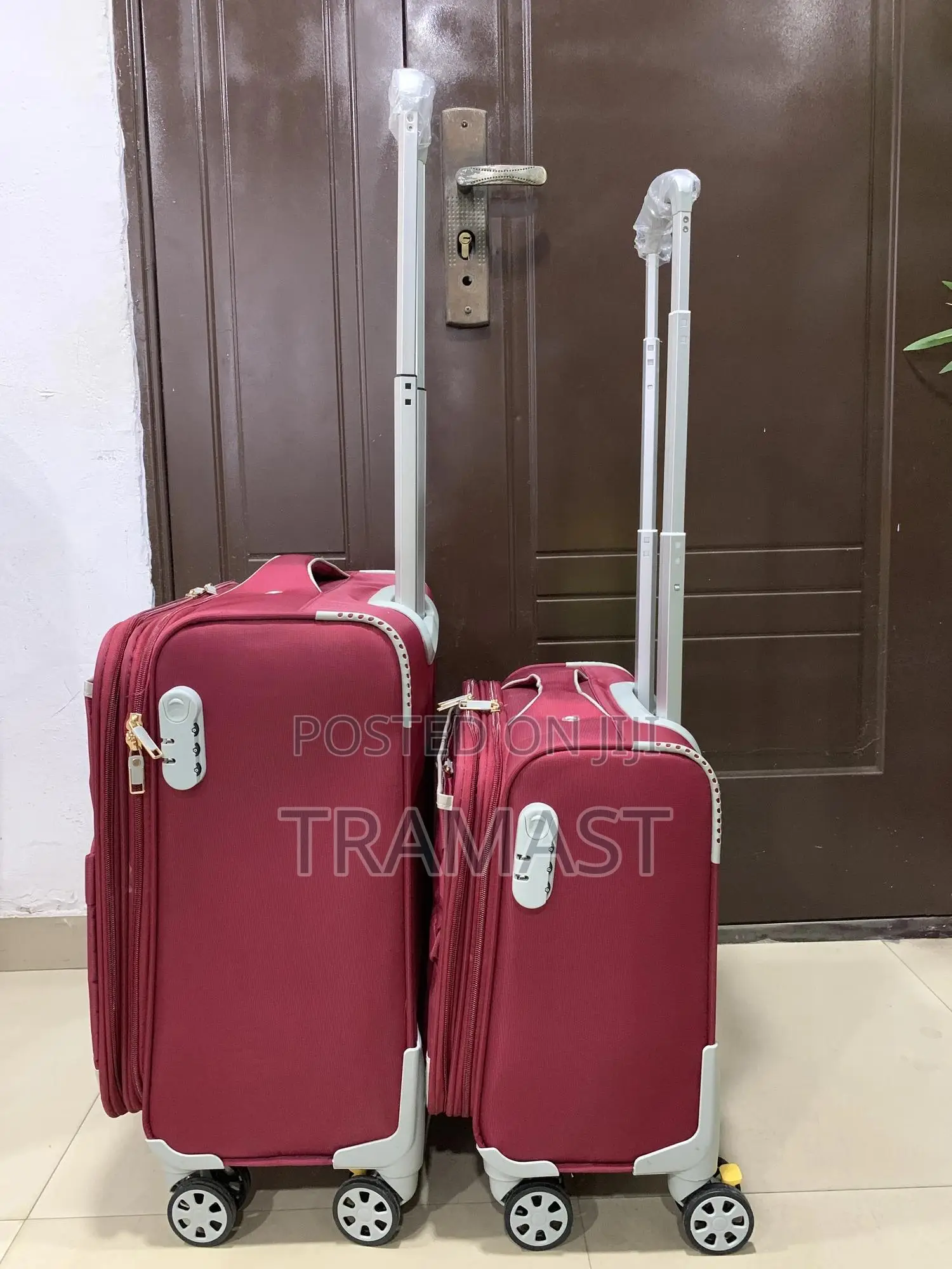 Quality Swiss Polo Travel Luggage Red Color