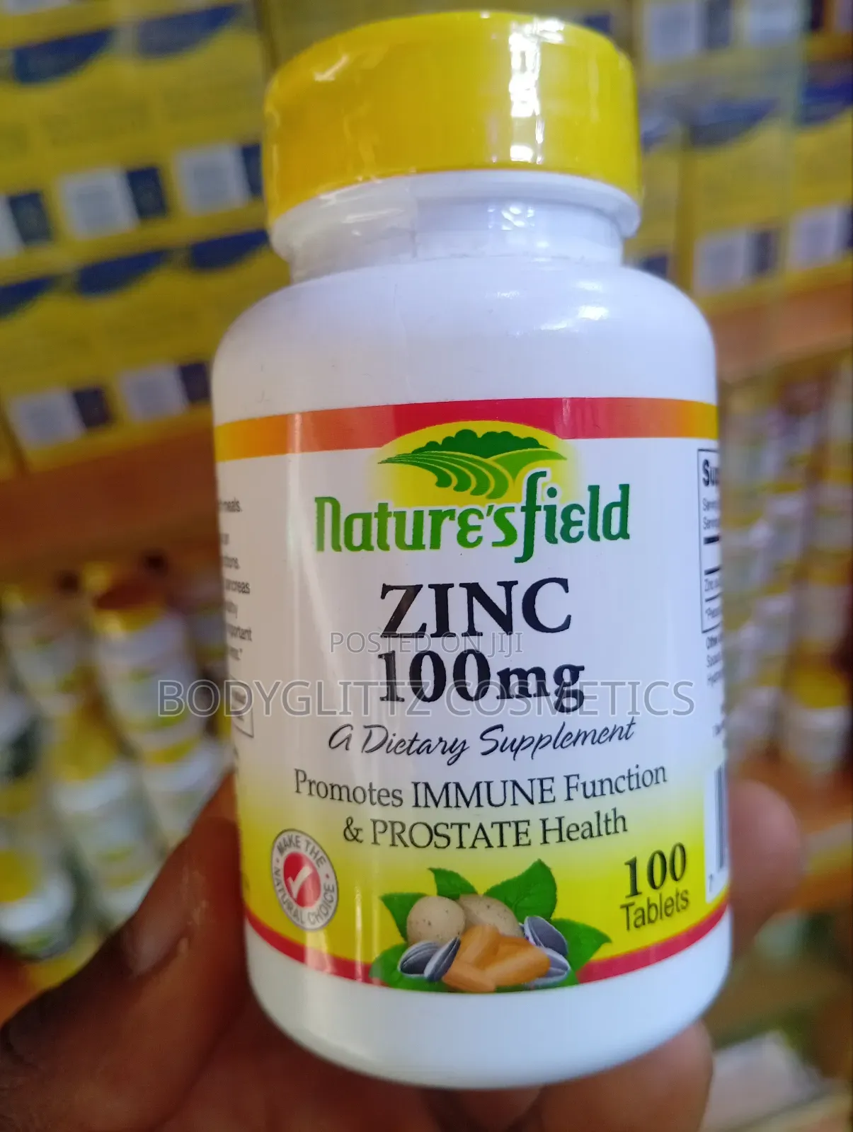 Nature's Field Zinc 100mg × 100 Tablets