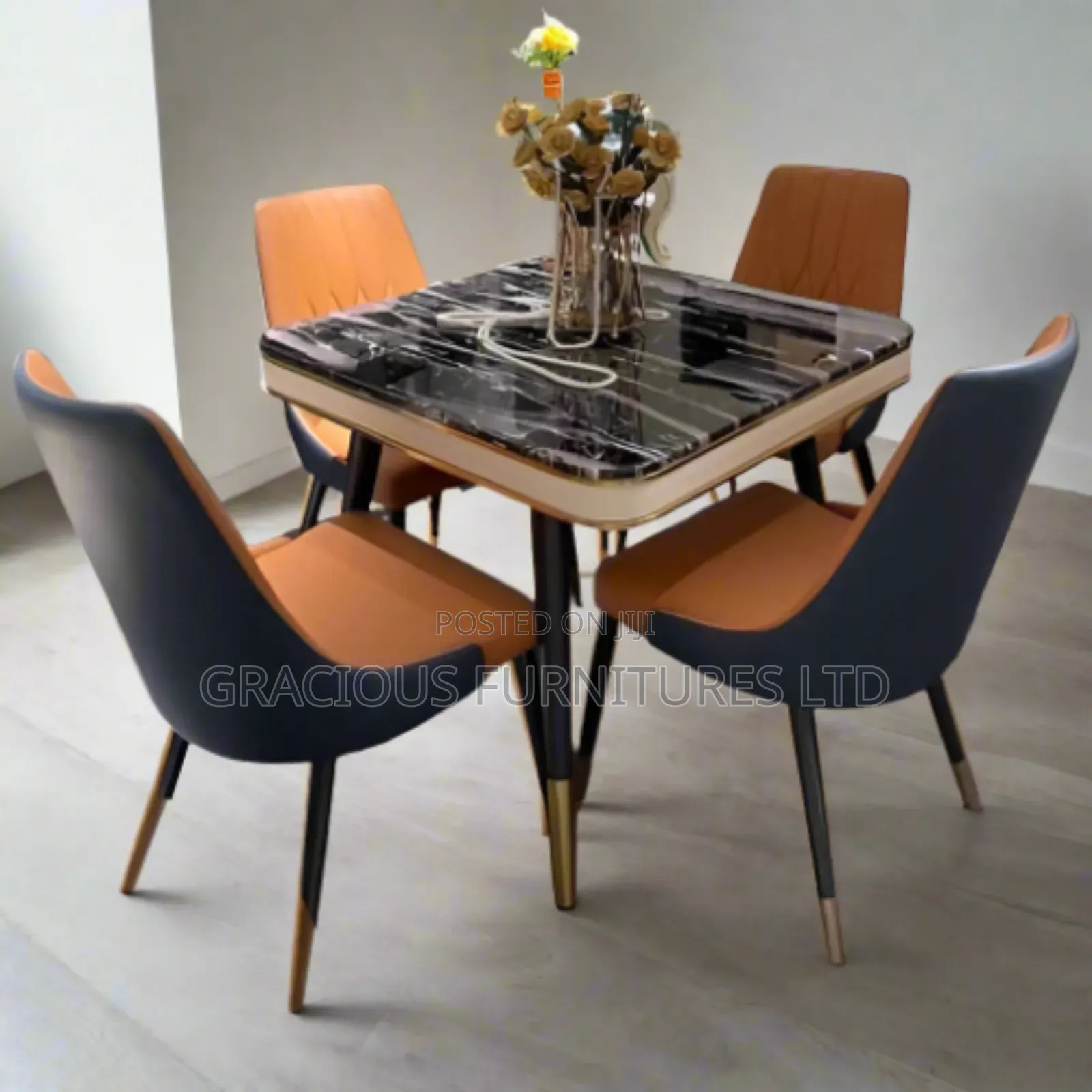 High Quality4 Seater Marble Dining Set