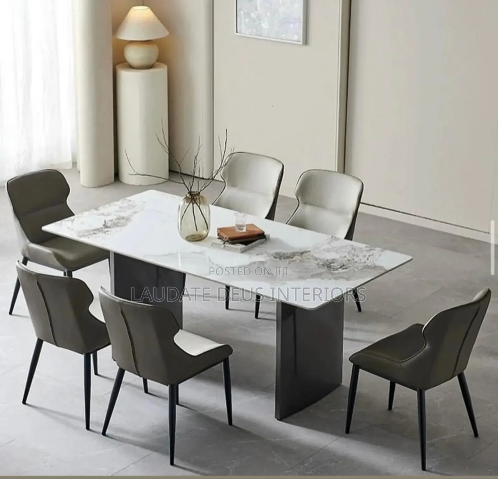 New Imported Exquisite Marble Top Dining Table