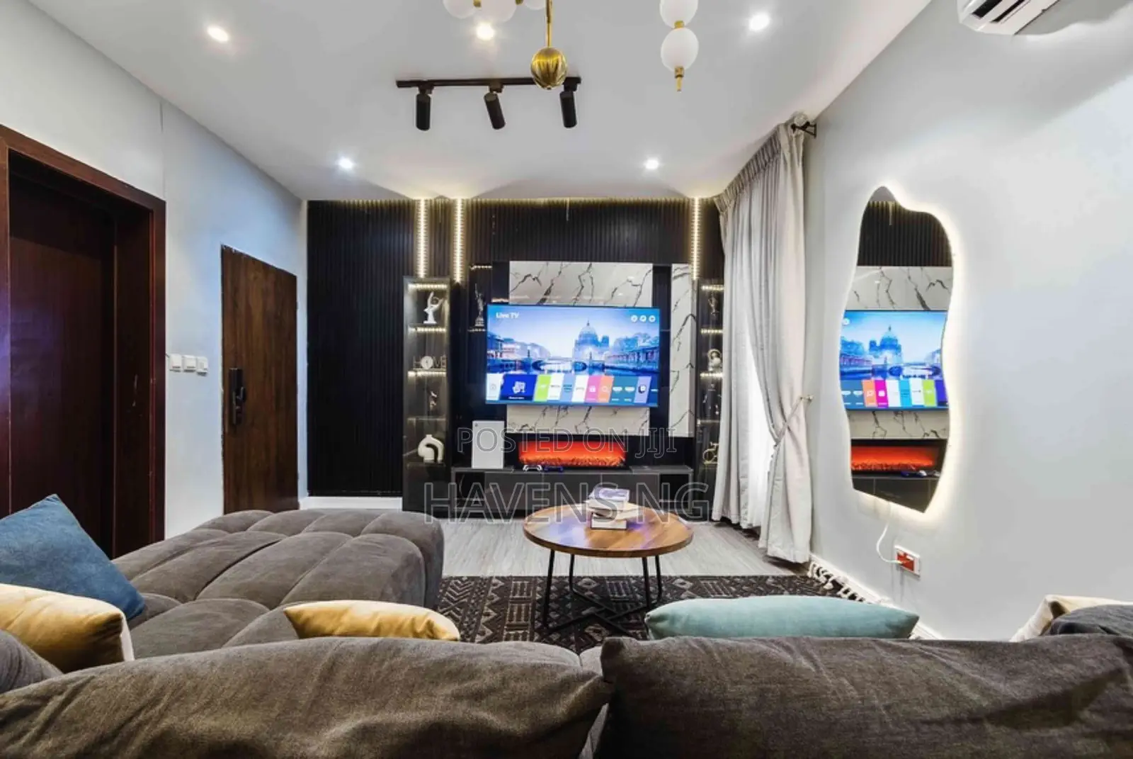 Beautiful 2-Bedroom “Gray” Apartment in a Serene Environment