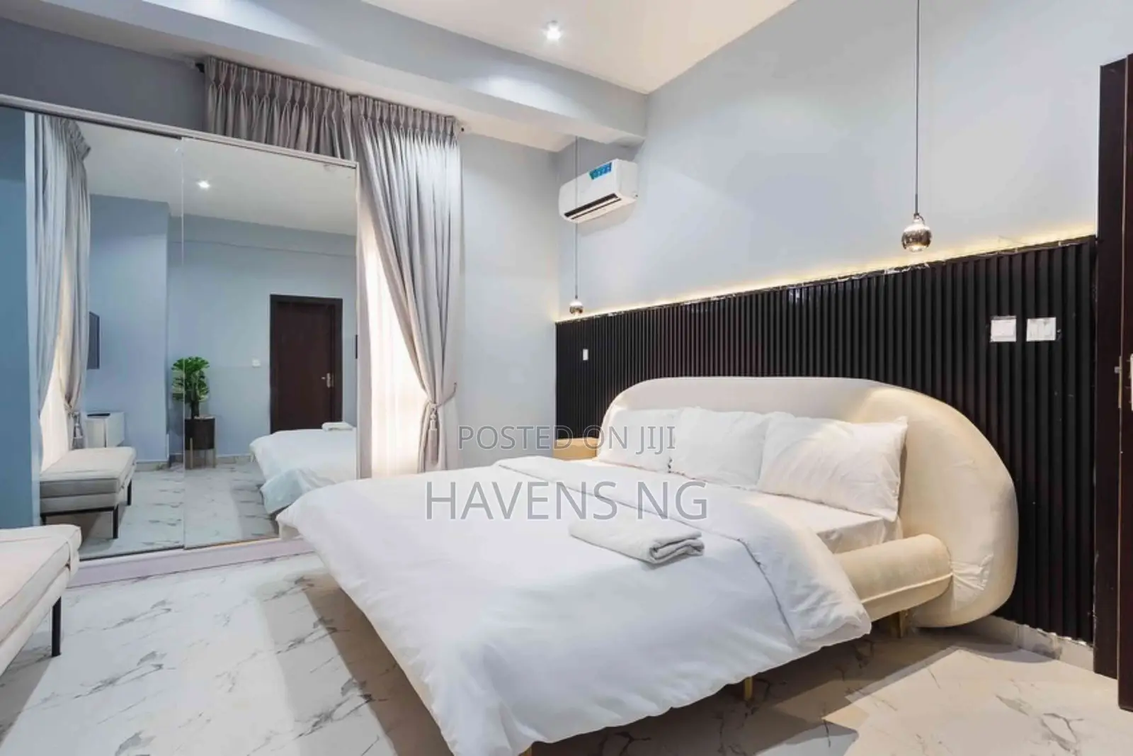 Beautiful 2-Bedroom “Gray” Apartment in a Serene Environment