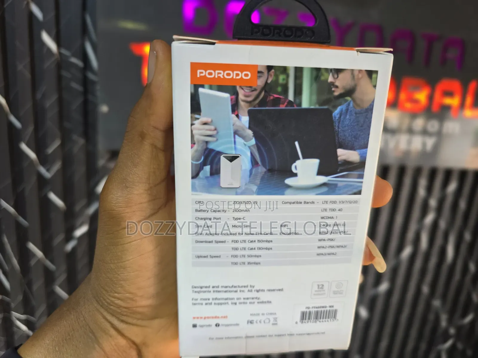 Porodo 4g Lte | Wifi 6 Pocket Router