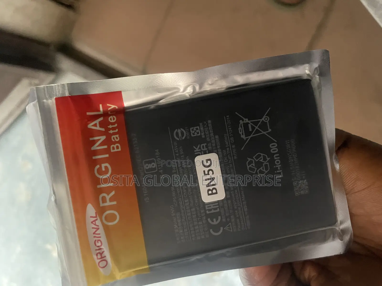 Redmi Note 10c and 10a Replacement Battery Model Bn5g