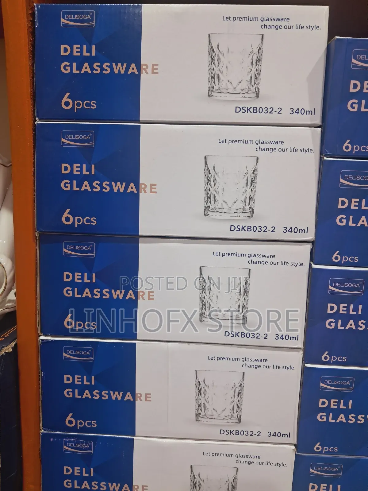 6pcs Deli Glassware