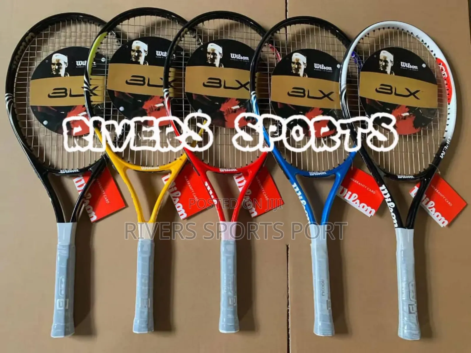 Original Wilson BLX Xfactor Lawn Tennis Racket Wit Carry Bag