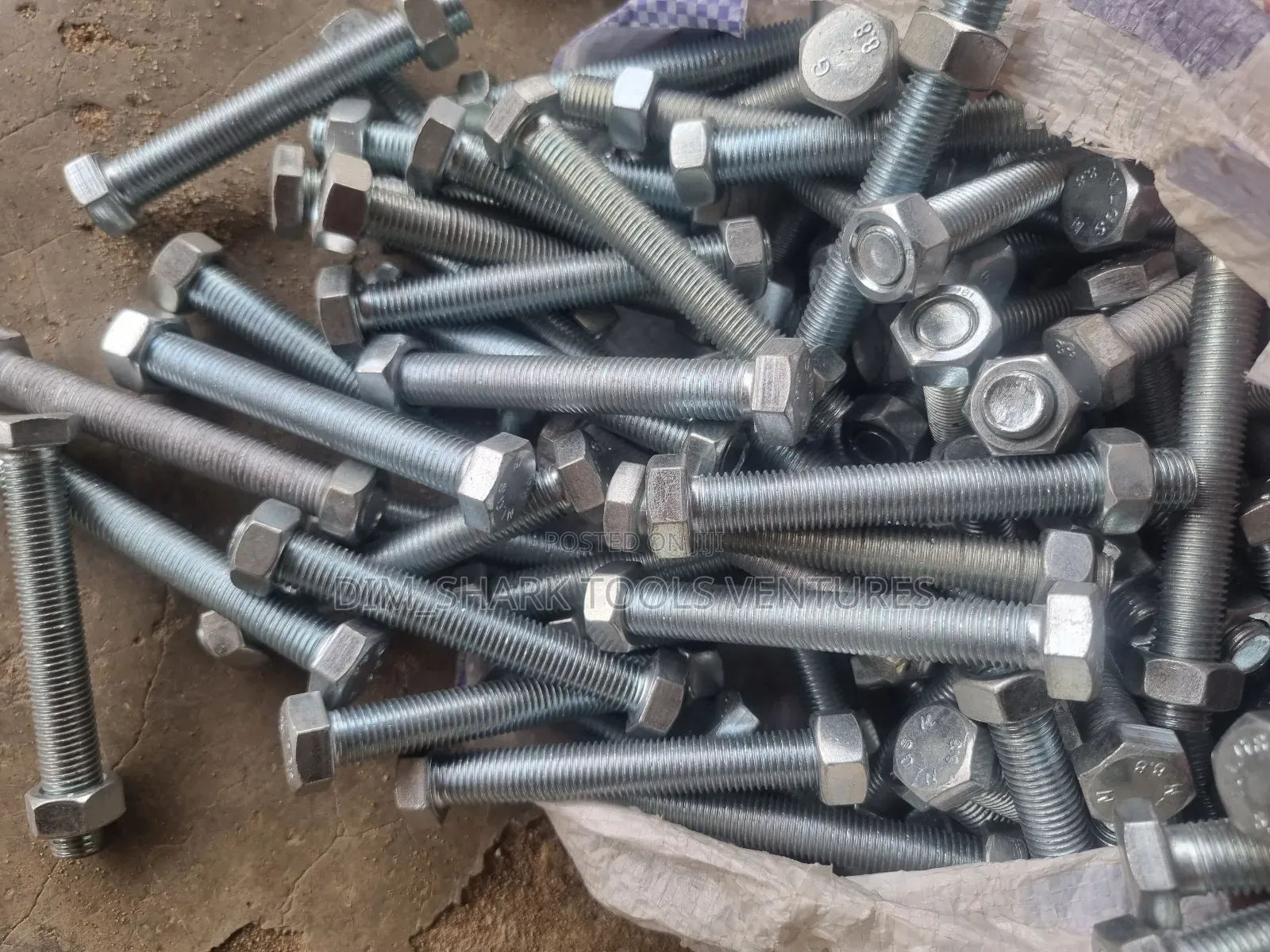 16mm X 120mm Bolt and Nut(Steel)4-1⁄2
