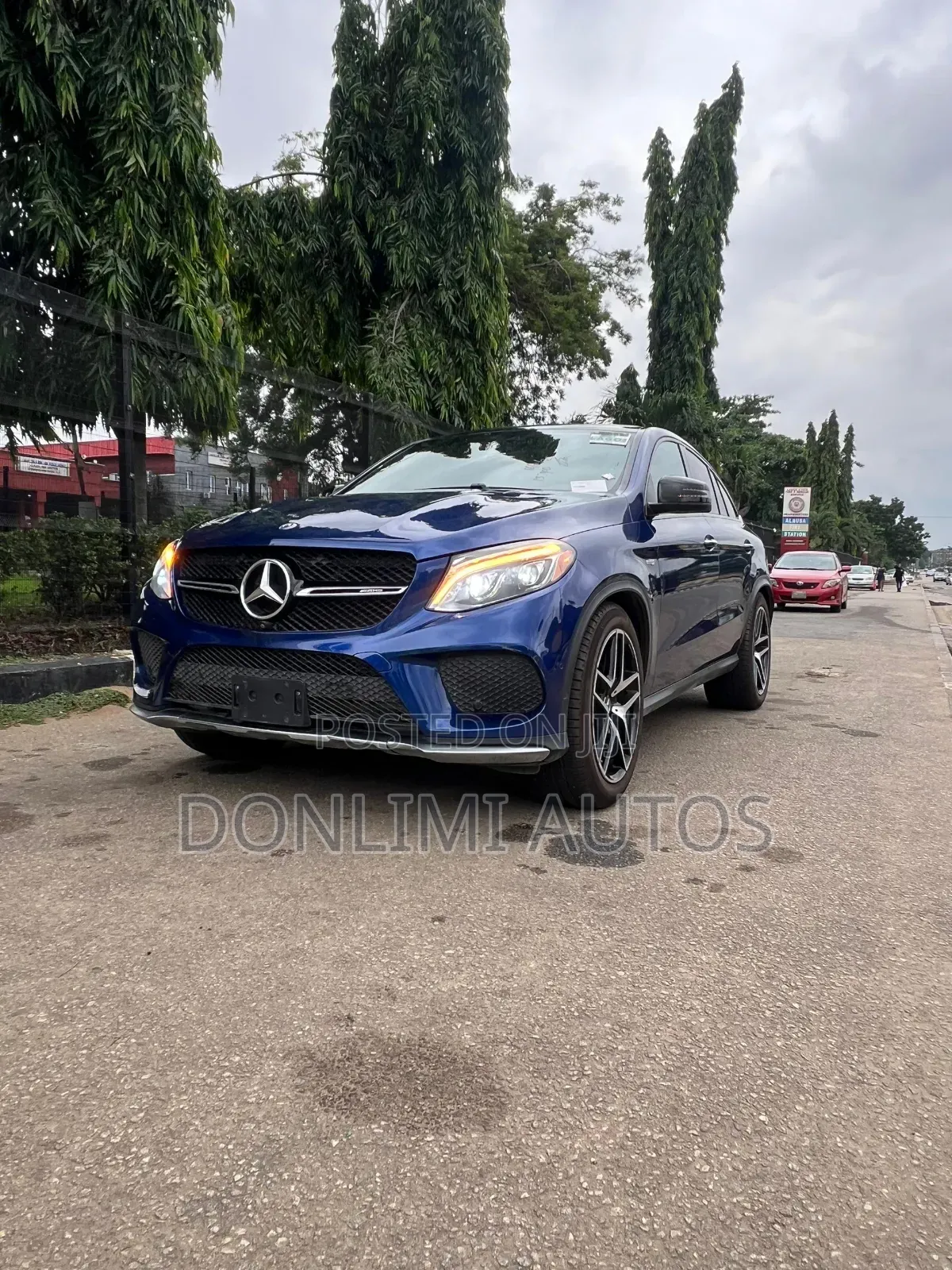 Mercedes-Benz GLE-Class AMG GLE 43 4MATIC 2017 Blue