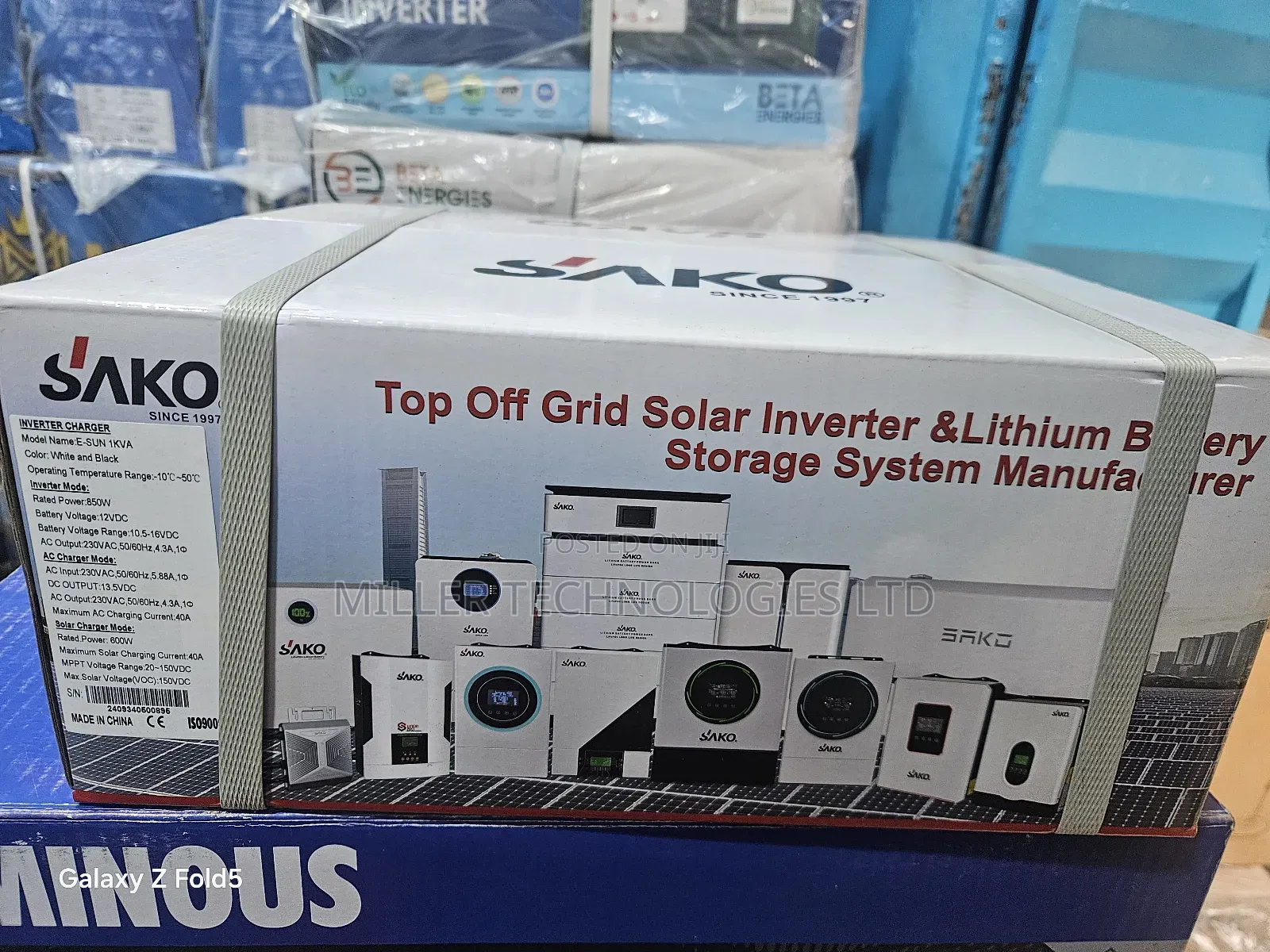 Sako 1kva 12v Hybrid Solar Inverter