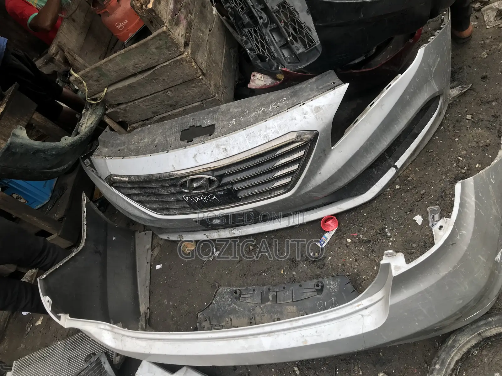 Replace Front Bumper Complete Hyudia Sonata 2015 2017