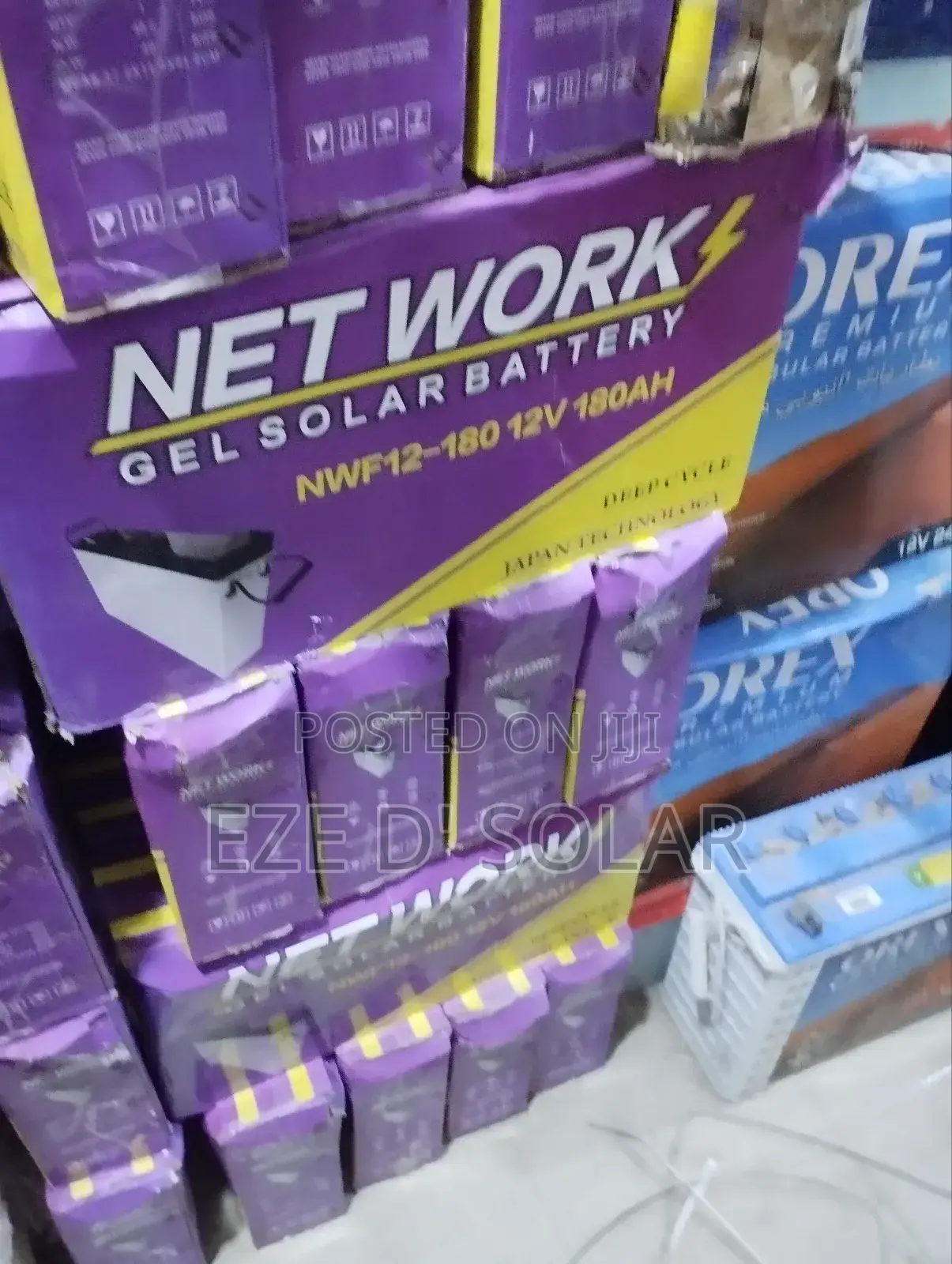 Net Work Gel Solar Battery 180ah/12v