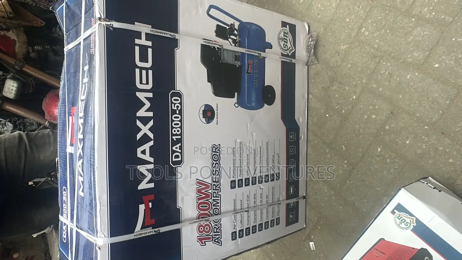 Maxmech 1800w Air Compressor 50ltrs