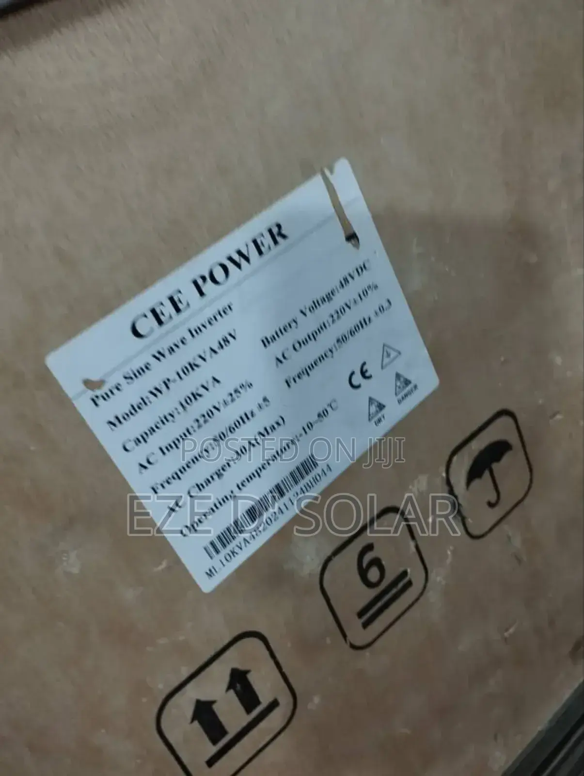10kva48v Cee Power Pure Waves Inverter