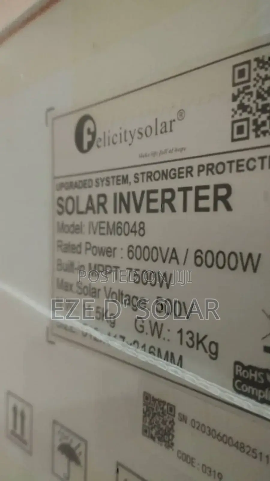 Ivem6048 Felicity Solar Inverter