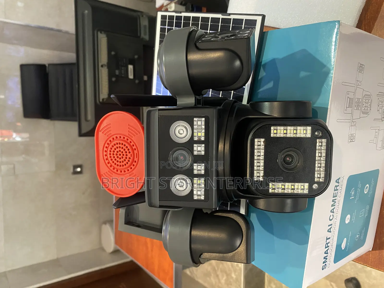 CCTV Solar Camera Four Lens With Sound Record