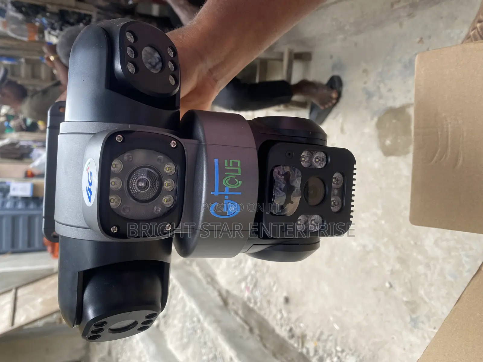 CCTV Solar Camera Three Lens With Sound Record
