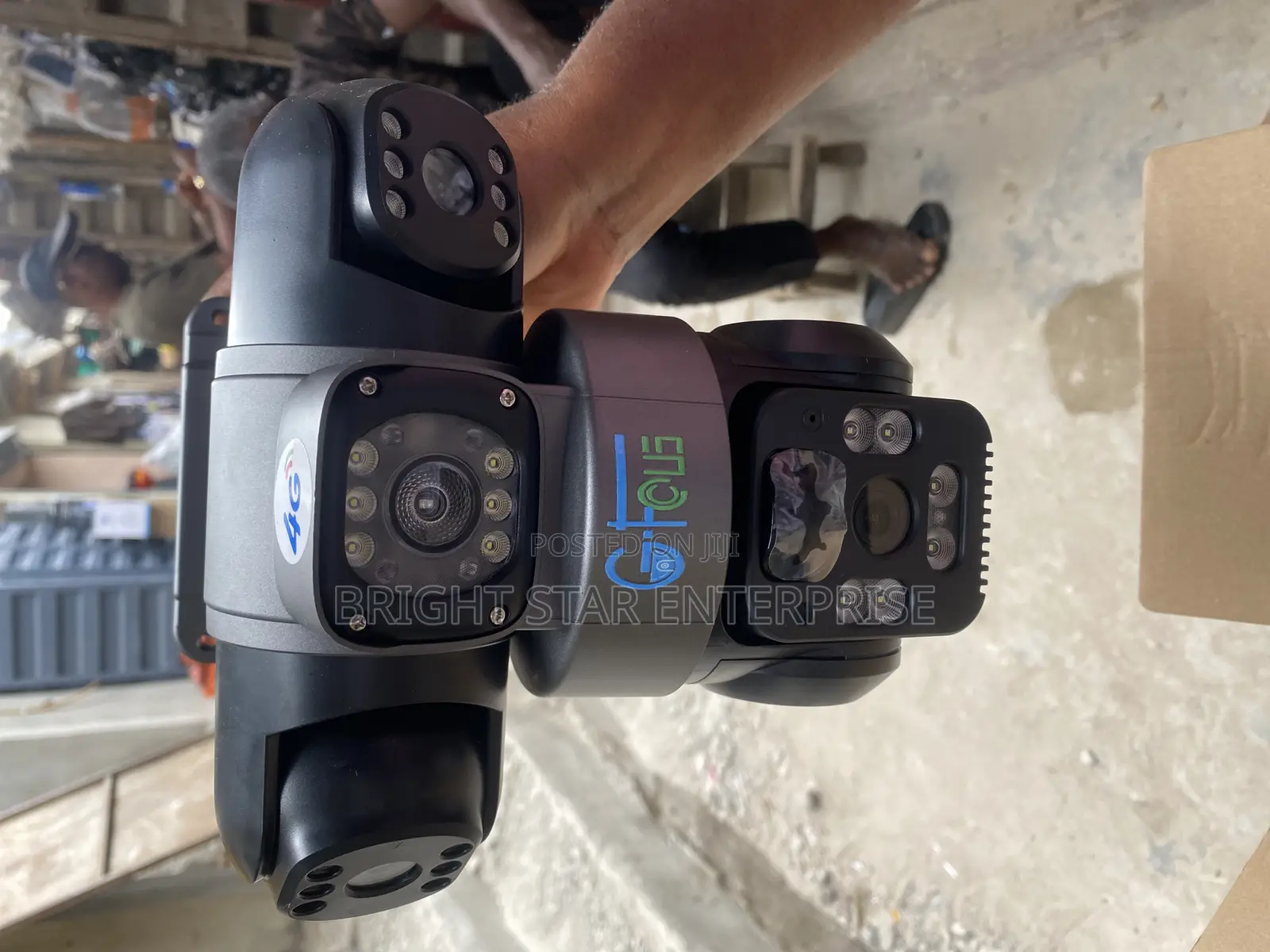 CCTV Solar Camera Three Lens With Sound Record