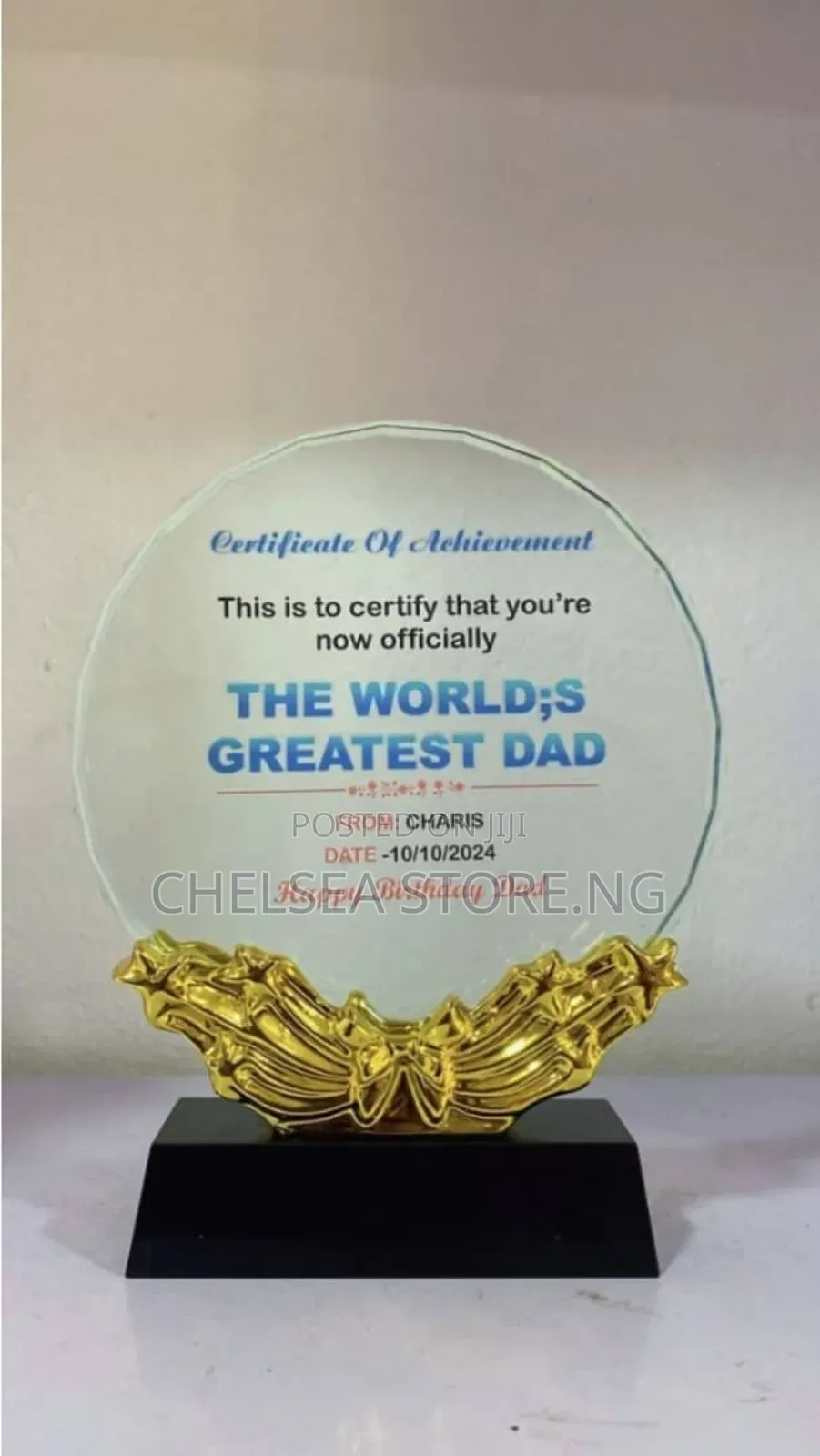 Trophy Glass Award