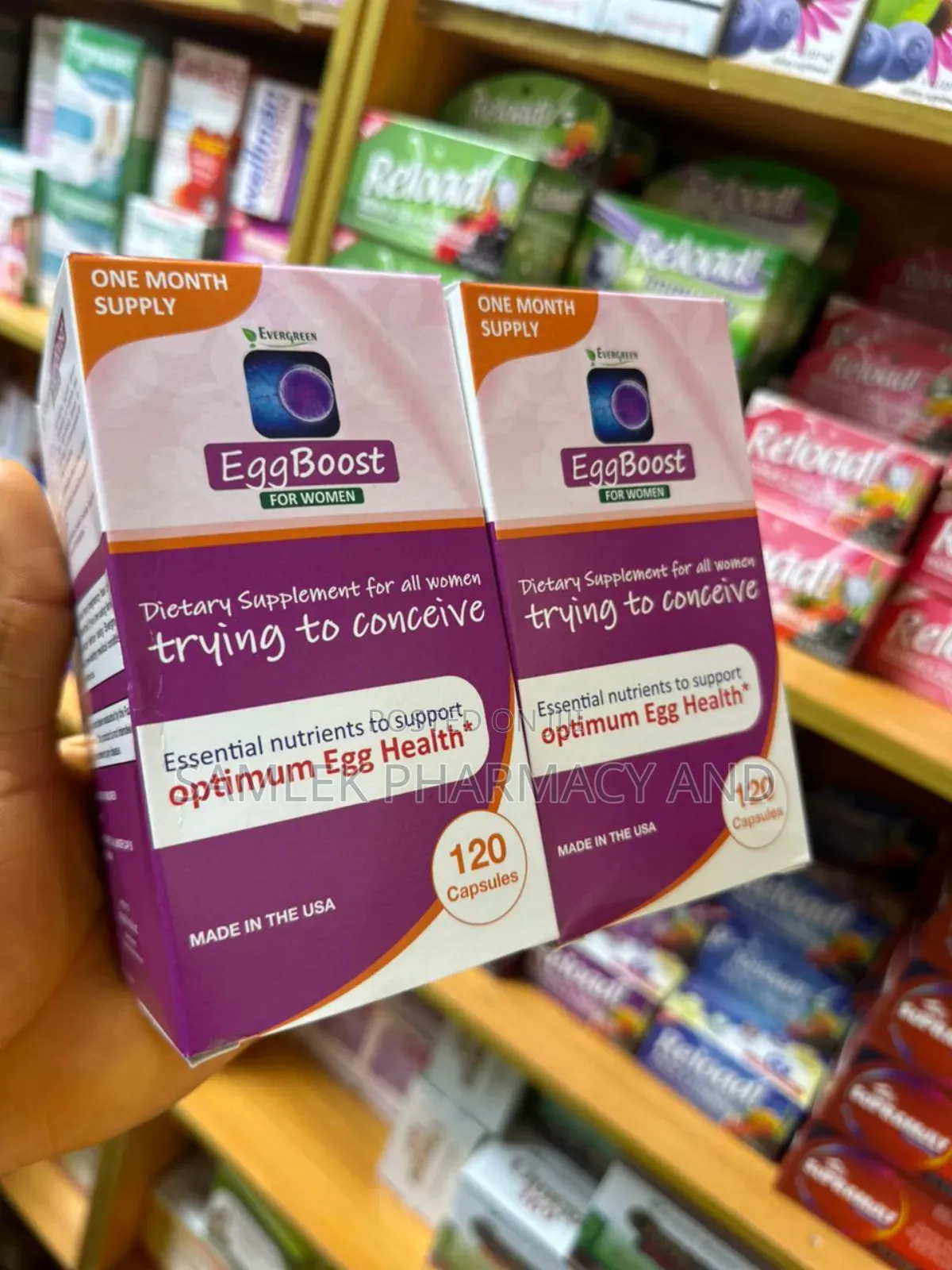 Evergreen Egg Boost For Women Trying To Conceive- 120caps
