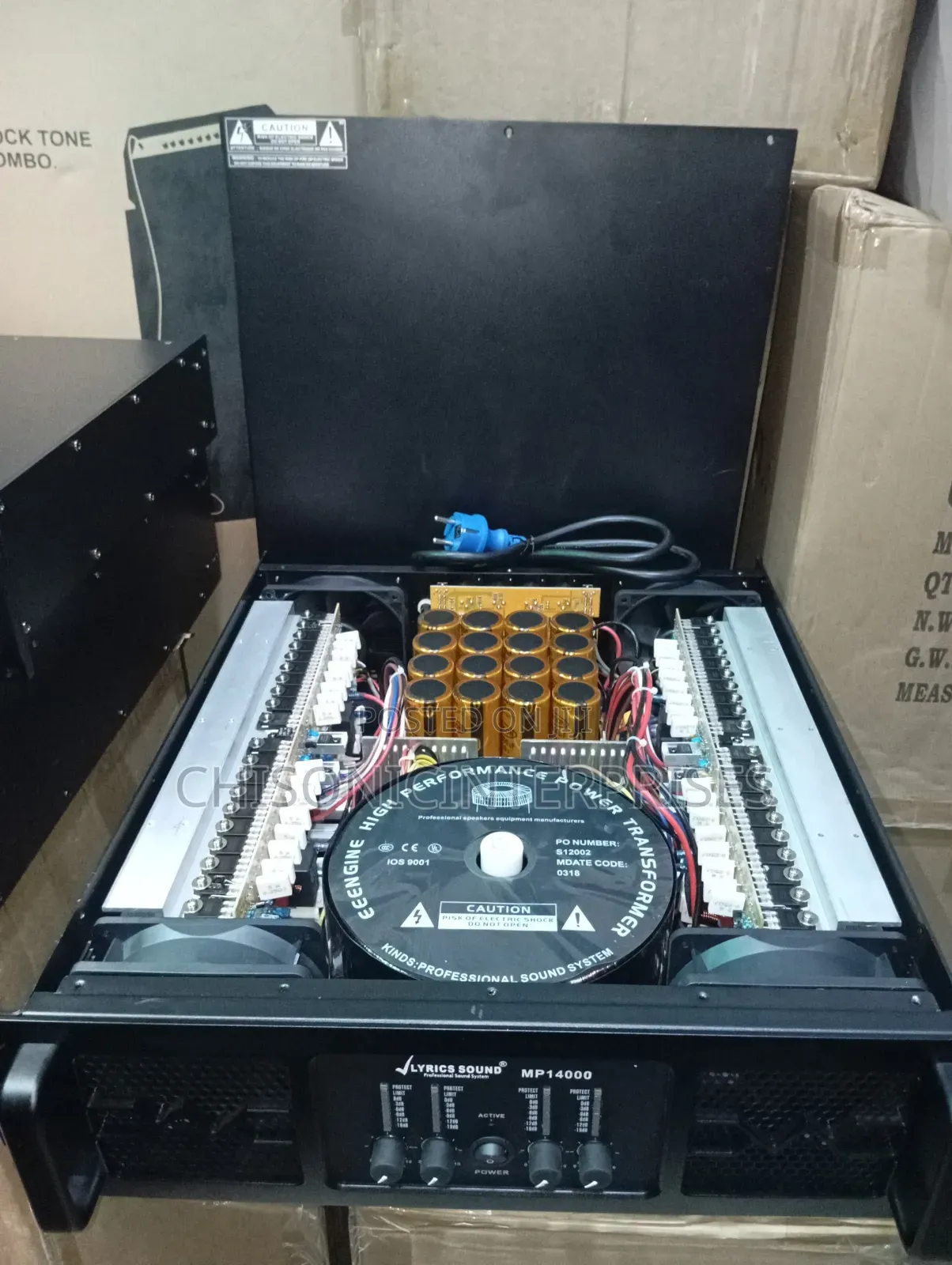 Lyrics Sound Power Amplifier 14000wtts 4 Channels