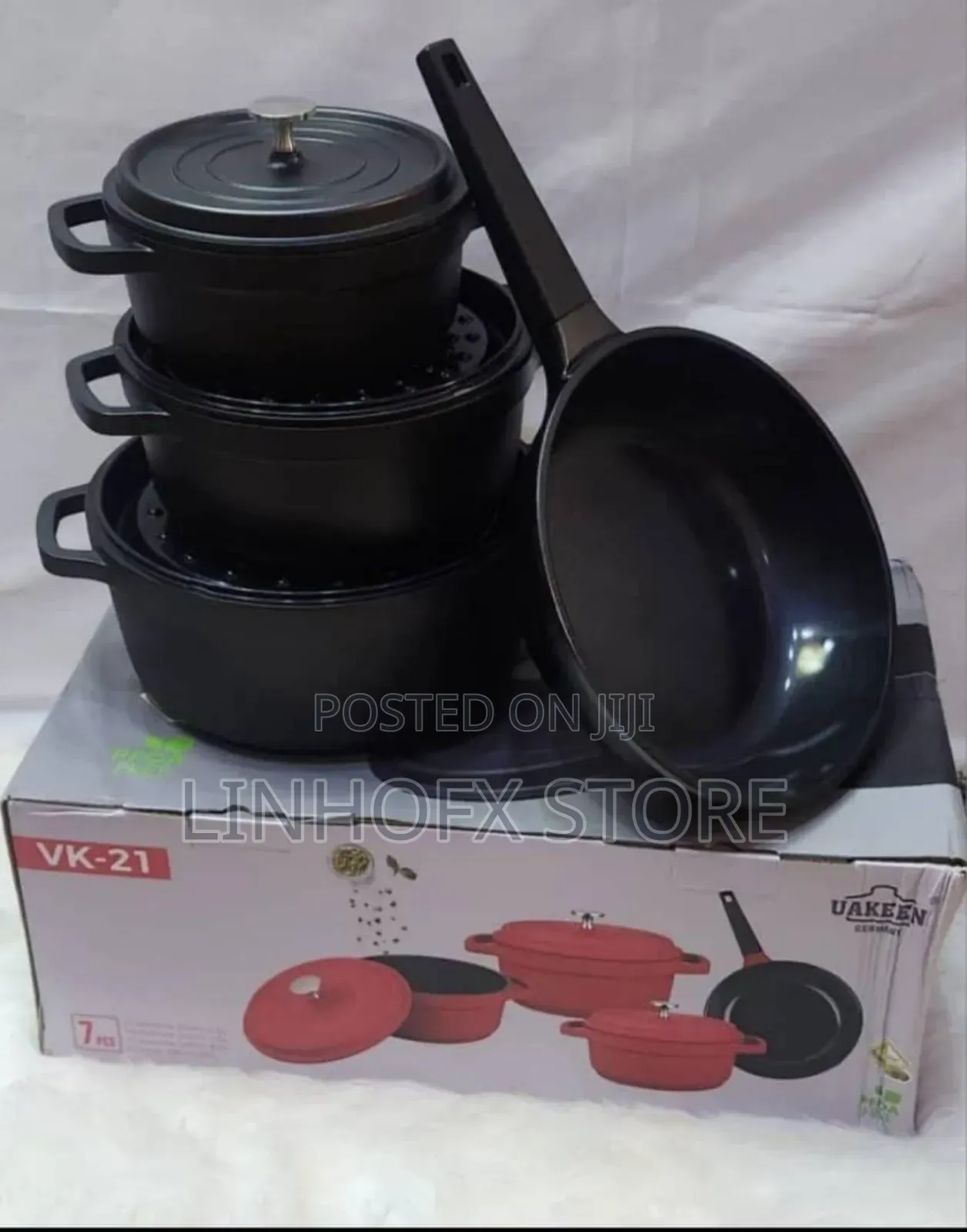 Uakeen 7pcs Induction Pot