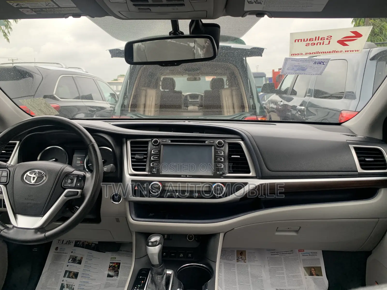 Toyota Highlander Limited 4dr SUV (3.5L 6cyl 6A) 2015 Black