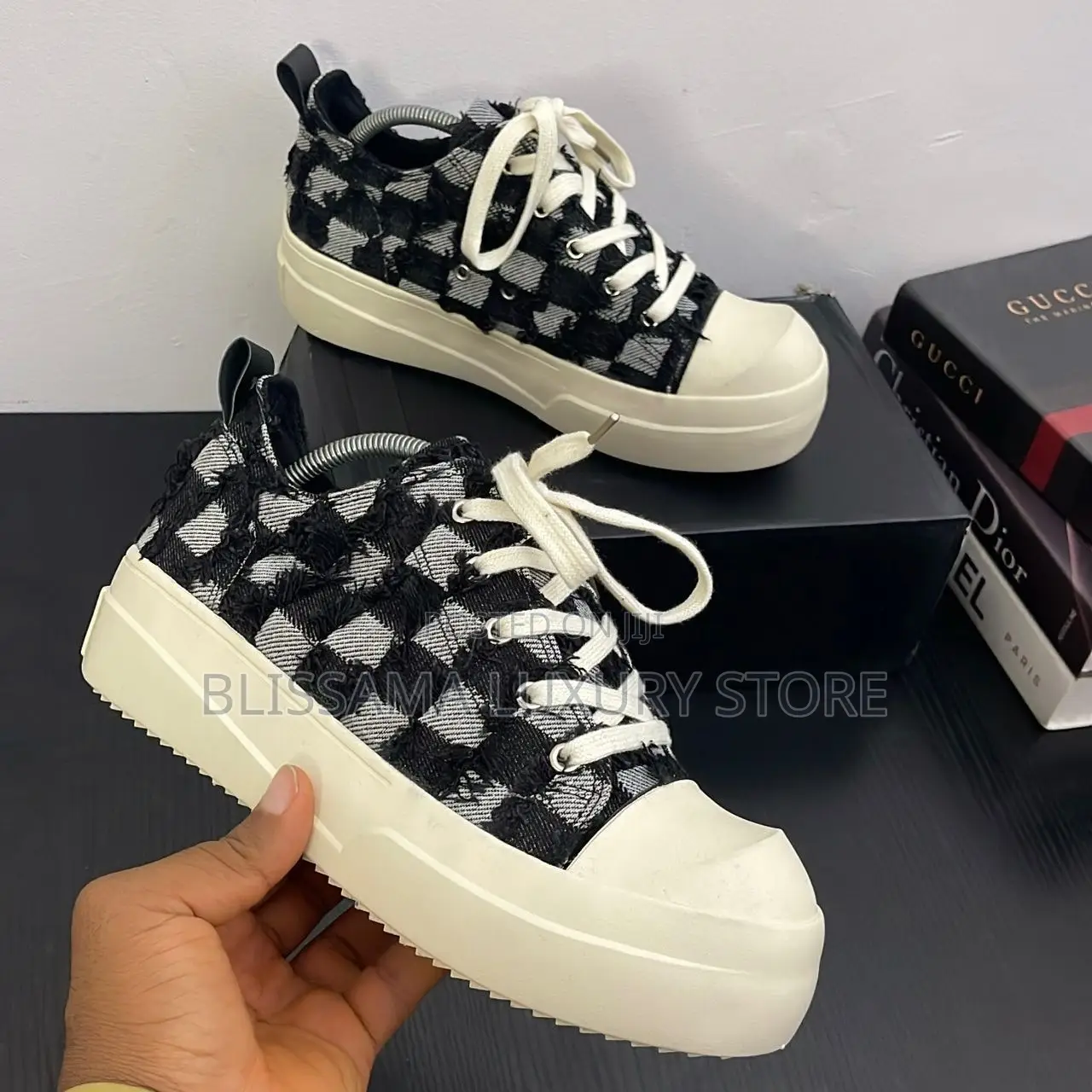 Premium Luxury Quality Denim Sneakers