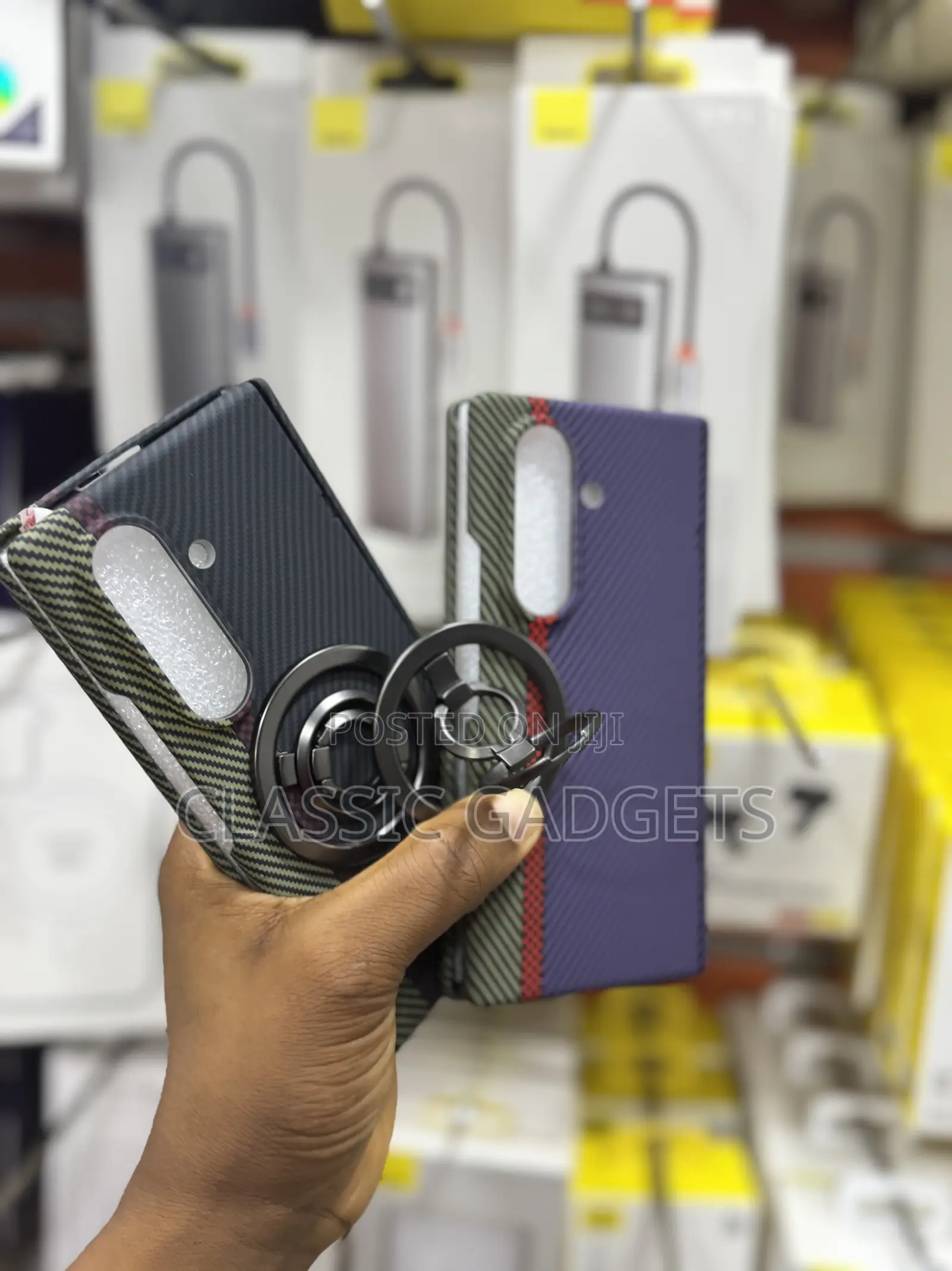 Ultra Slim Carbon Fibre Magsafe Case for Galaxy Z Fold 7