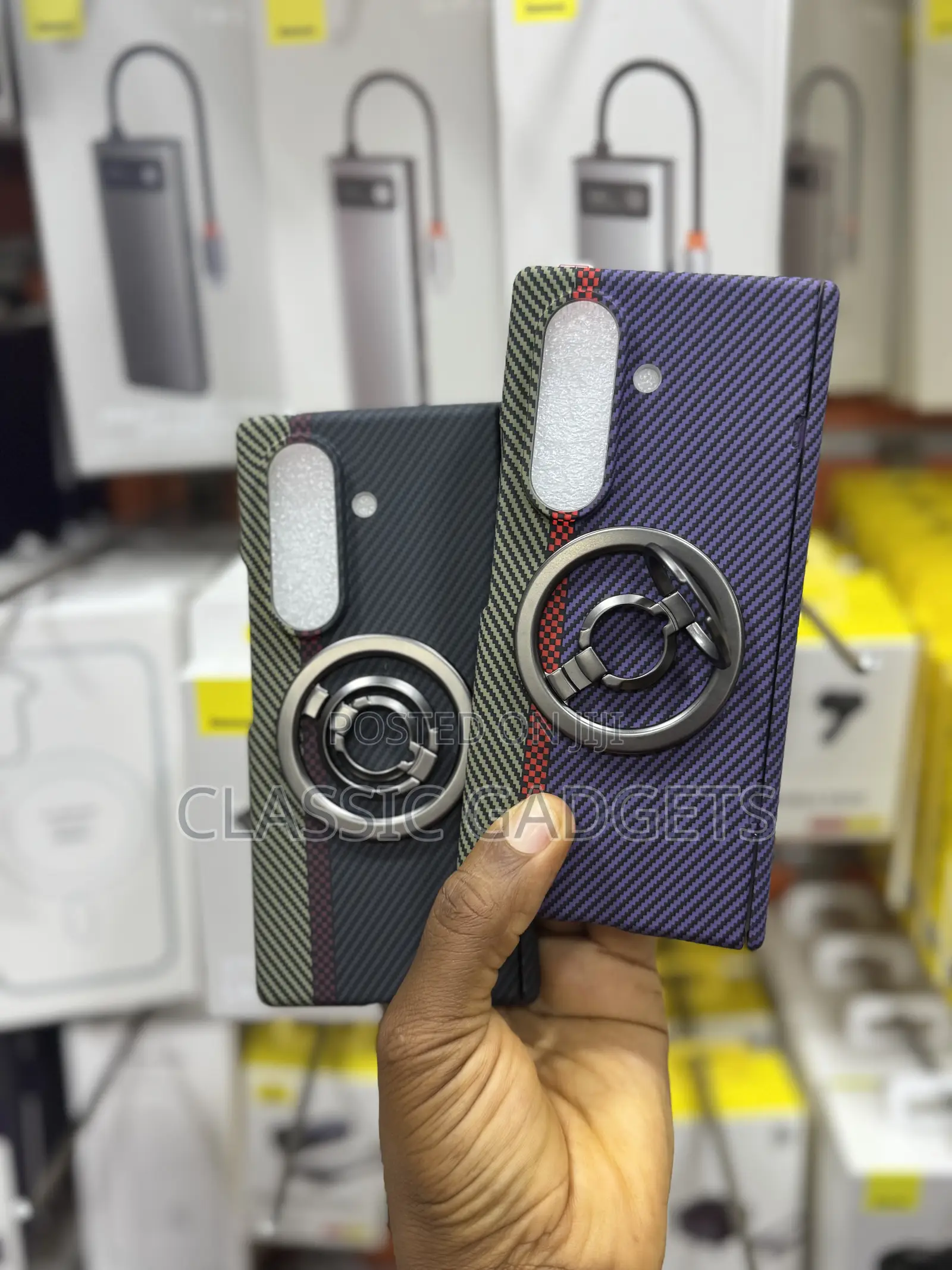 Ultra Slim Carbon Fibre Magsafe Case for Galaxy Z Fold 7