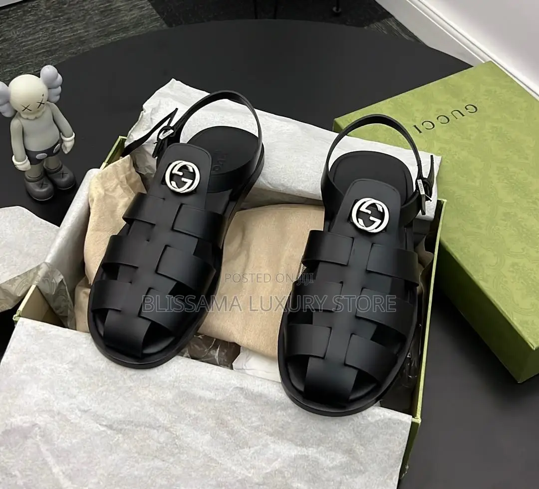 Gucci Premium Luxury Quality Leather Sandals