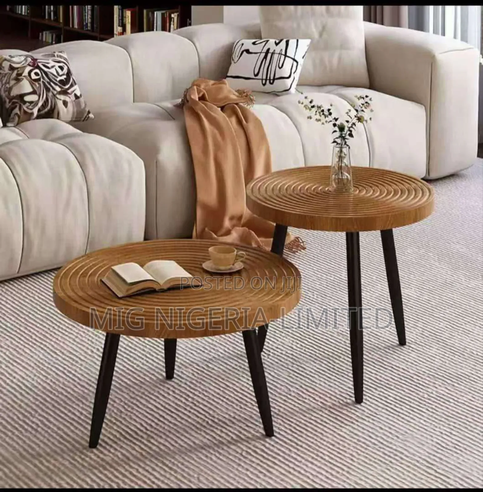 Nordic Wooden 2in1 Centre Table Coffee Table, Living Room