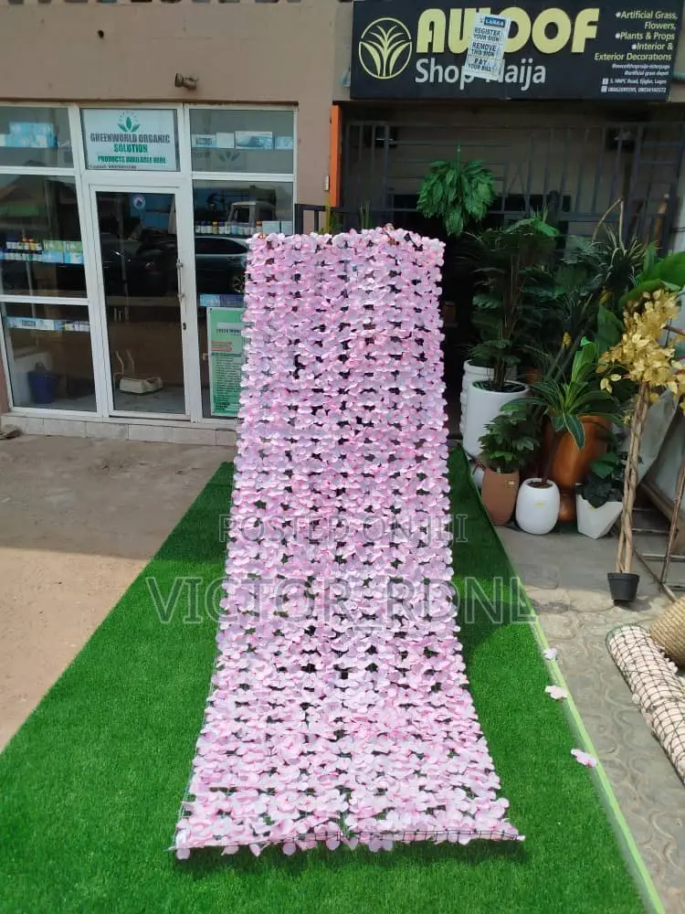Pink 10 X 3 Flower Mat