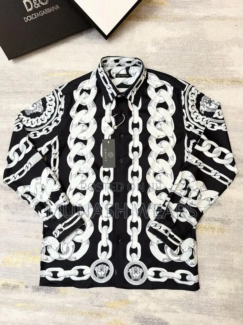 Luxury Versace Shirt Reaction Pattern