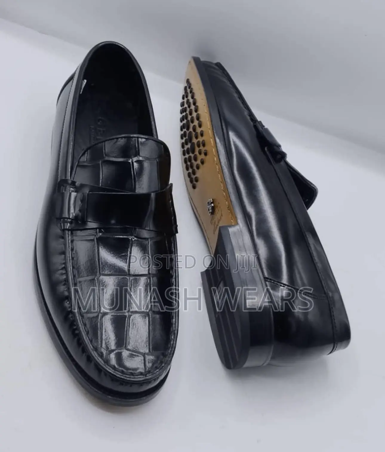 Italian Classic Shoes for Men Skin Leather