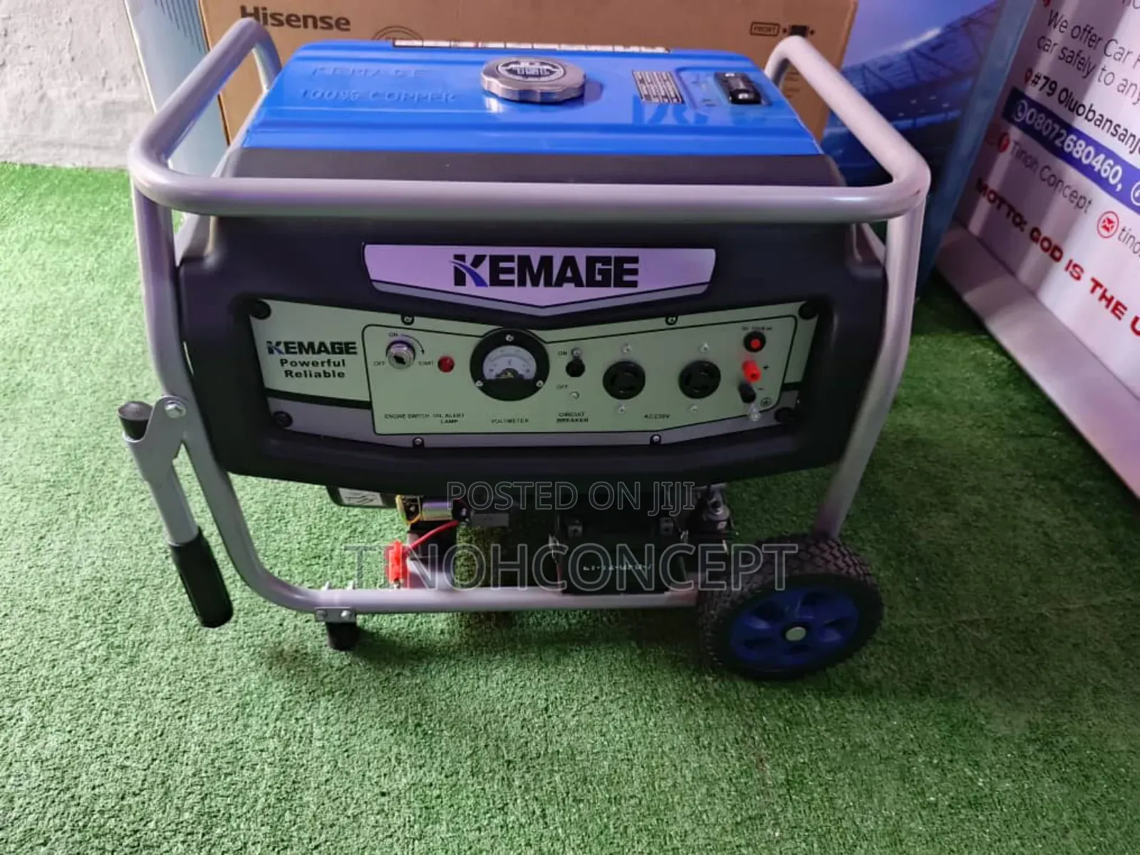 Kemage Generator 4.5 Kva 100% Copper Coil...