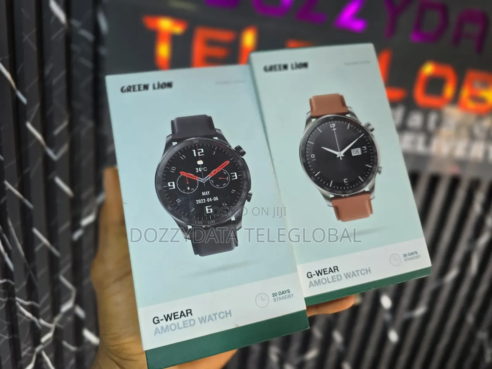 Greenlion G Wear Amoled Watch (Black)
