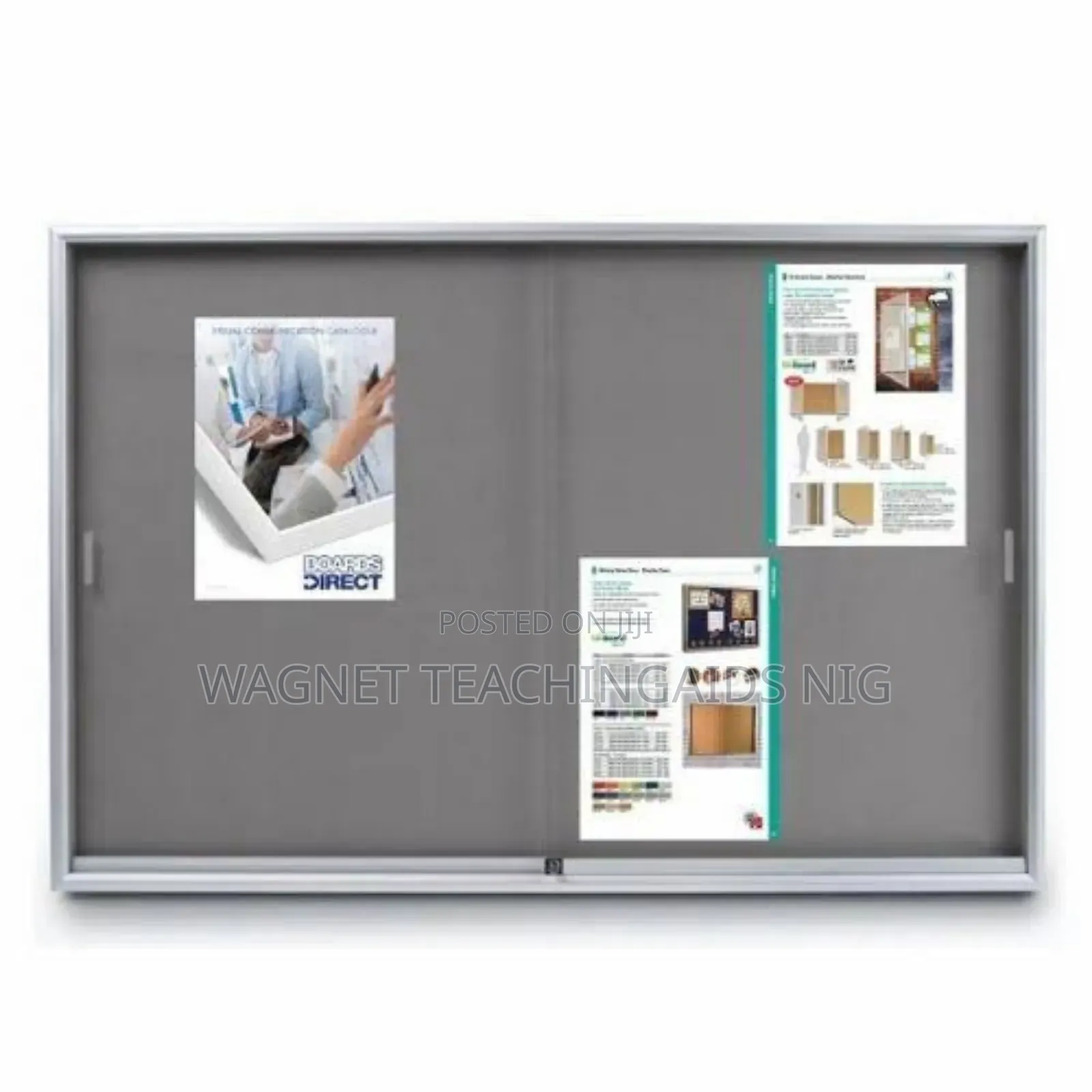 4x4feet Sliding Glass Notice Boards