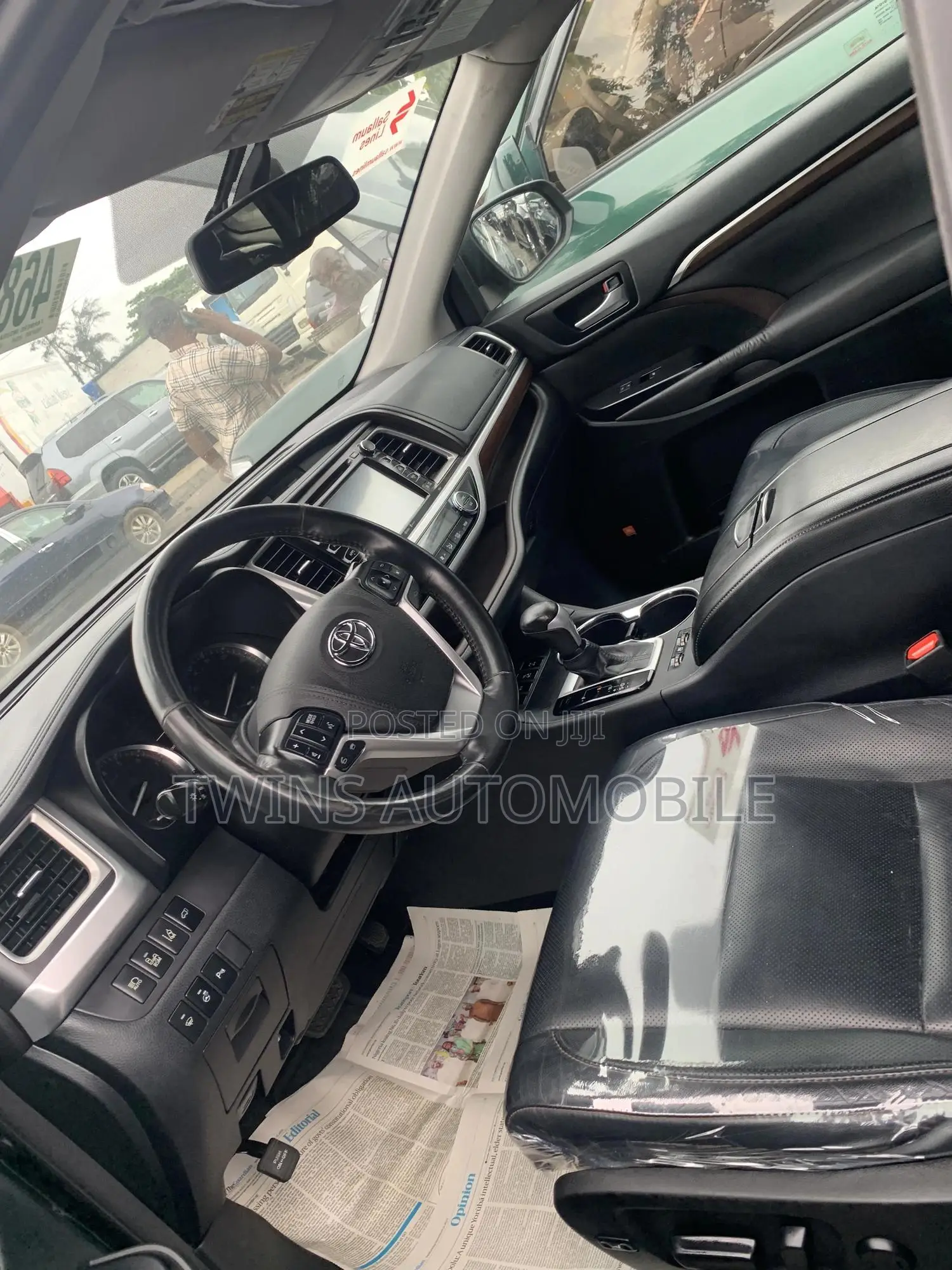 Toyota Highlander Limited V6 4x4 (3.5L 6cyl 6A) 2016 Black
