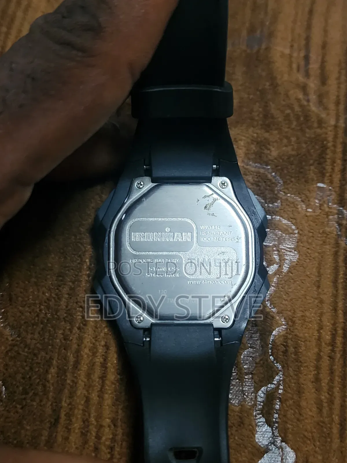 Timex Ironman Watch Men Indiglo 100m Wr Stopwatch 30 Lap