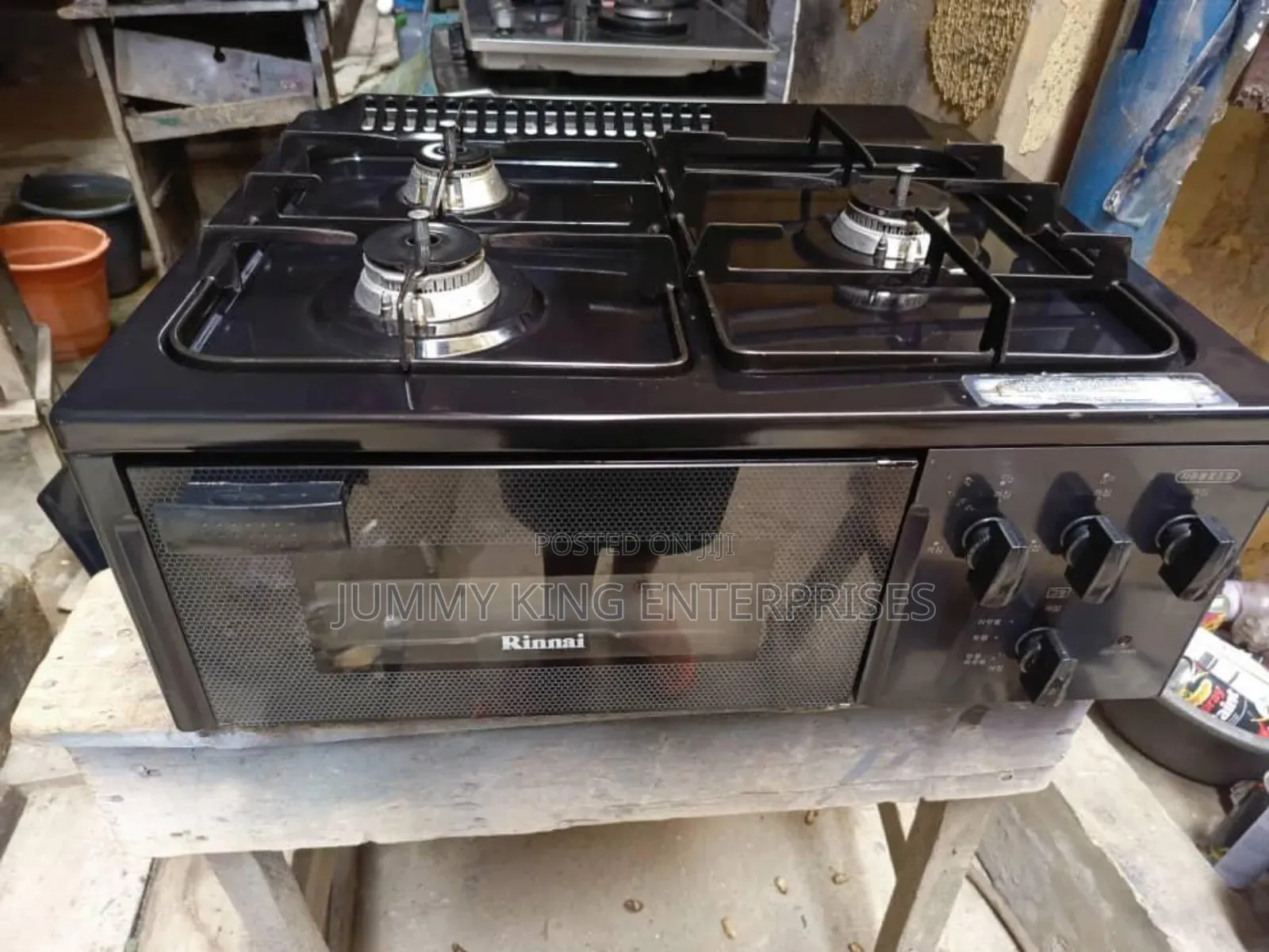 Automatic Gas Cooker 3 Burner With Oven