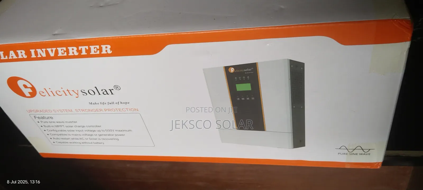 3.5kva Felicity Solar Hybrid Inverter  Ivem 24v.